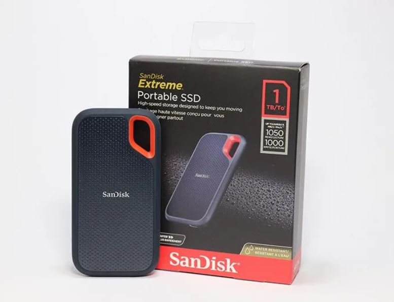 Sandisk Extreme 1TB Portable USB-C SSD V2 (1050MB/s)